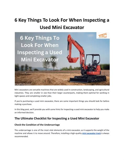 inspecting a mini excavator|how to handle a mini excavator.